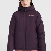 Lite wintersportjas | Aubergine