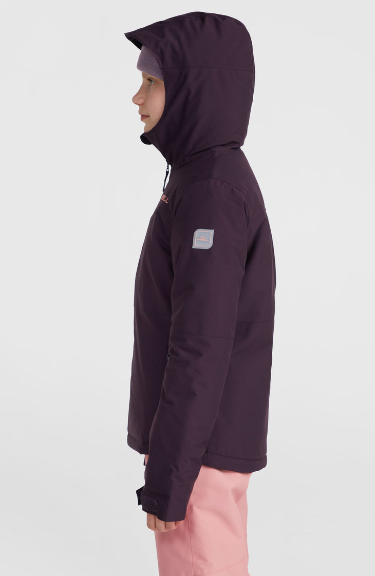 Lite wintersportjas | Aubergine
