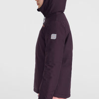 Lite wintersportjas | Aubergine