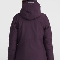 Lite wintersportjas | Aubergine