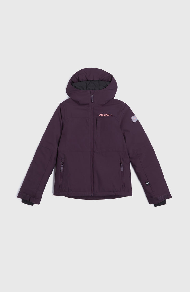 Lite wintersportjas | Aubergine