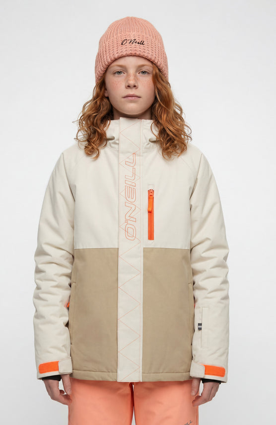 FWC'Cruz Raglan wintersportjas | Linen White Colour Block