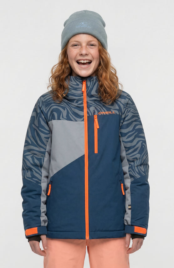 FWC'Cruz Triple wintersportjas | Blue Swirl Zebra