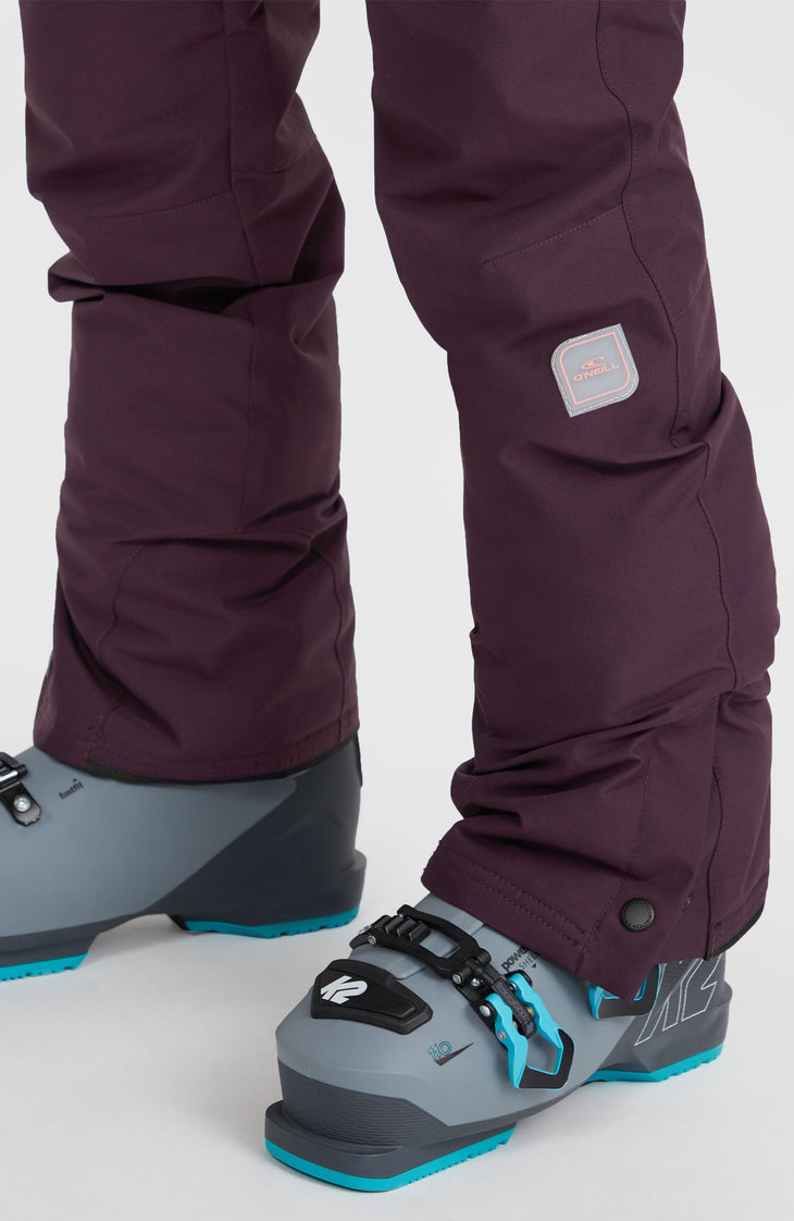 Star Regular wintersportbroek | Aubergine