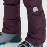 Star Regular wintersportbroek | Aubergine