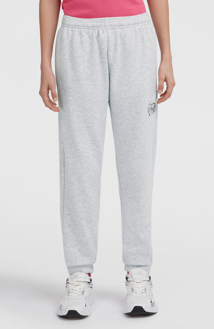 Essentials joggingbroek | White Melange
