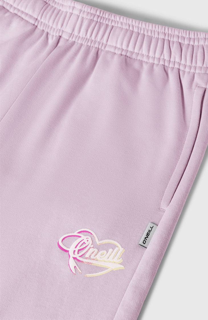Essentials Script joggingbroek | Pale Lavender