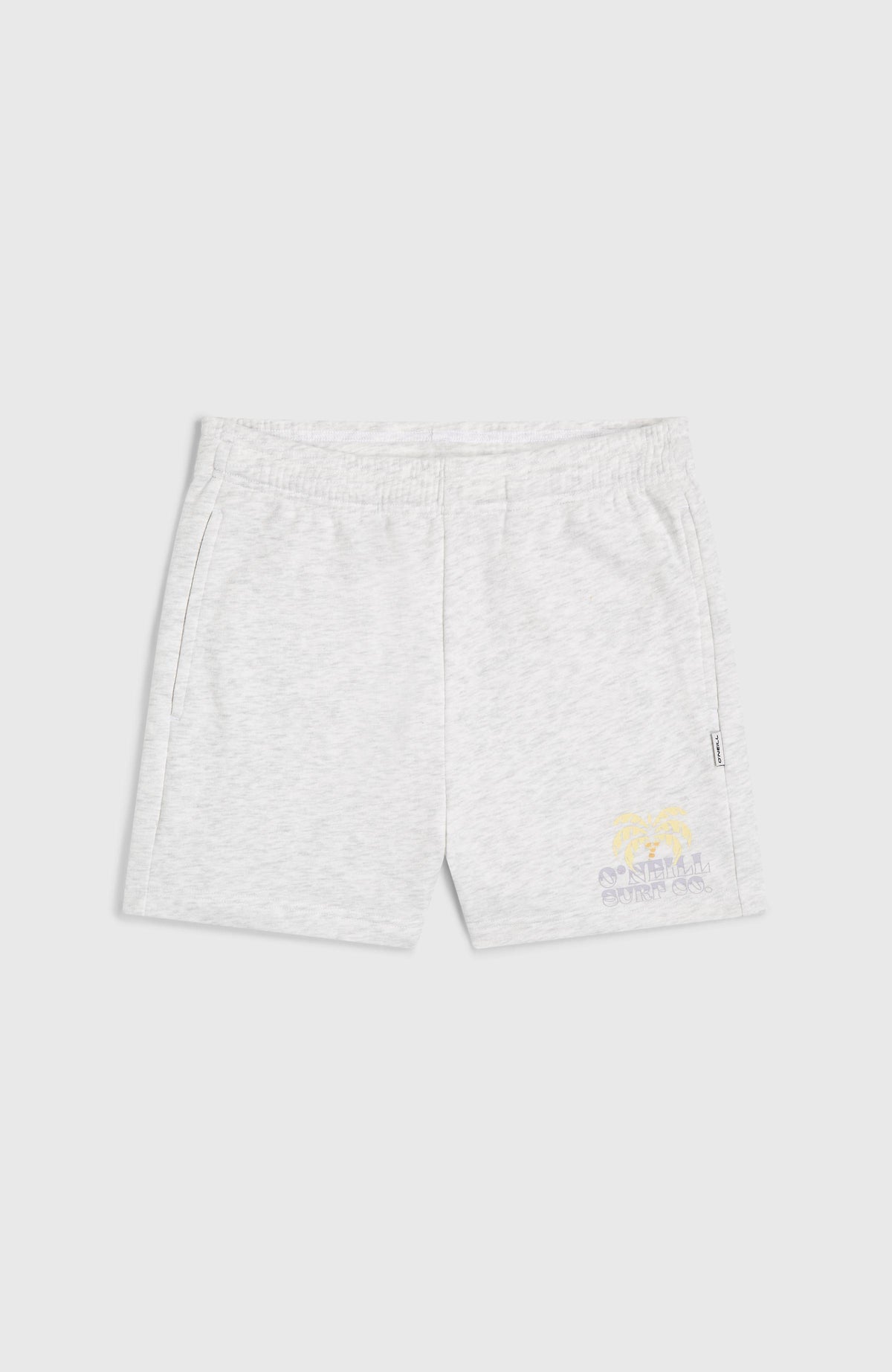Heart sweatshort | White Melange