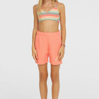 Heart sweatshort | Coral Pink