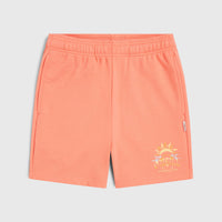 Heart sweatshort | Coral Pink