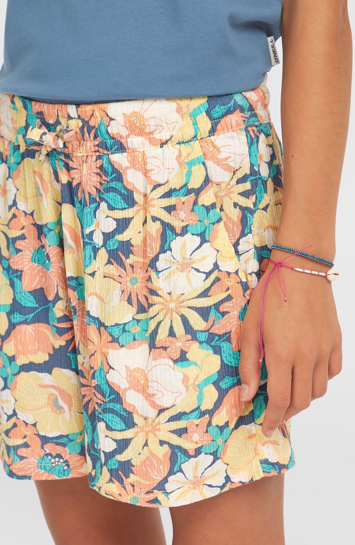 Summer geweven short | Blue Santa Monica
