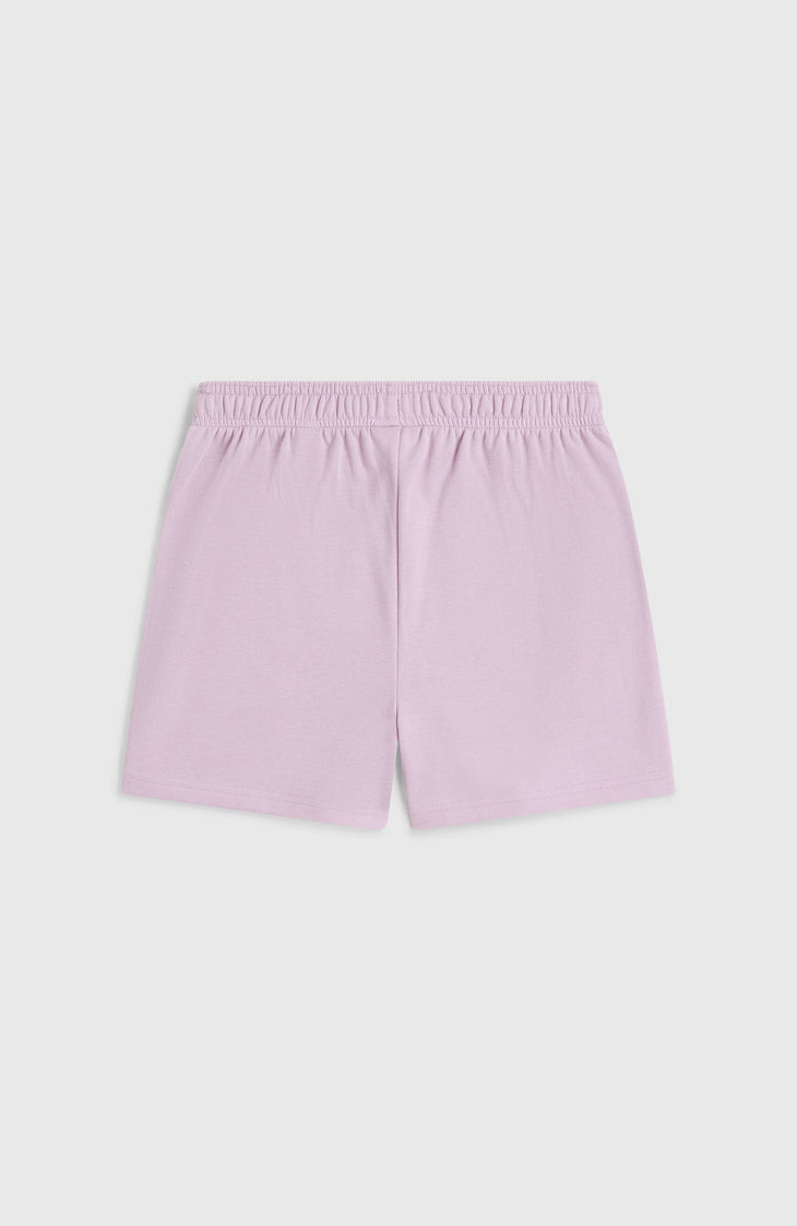 Essentials Script sweatshort | Pale Lavender