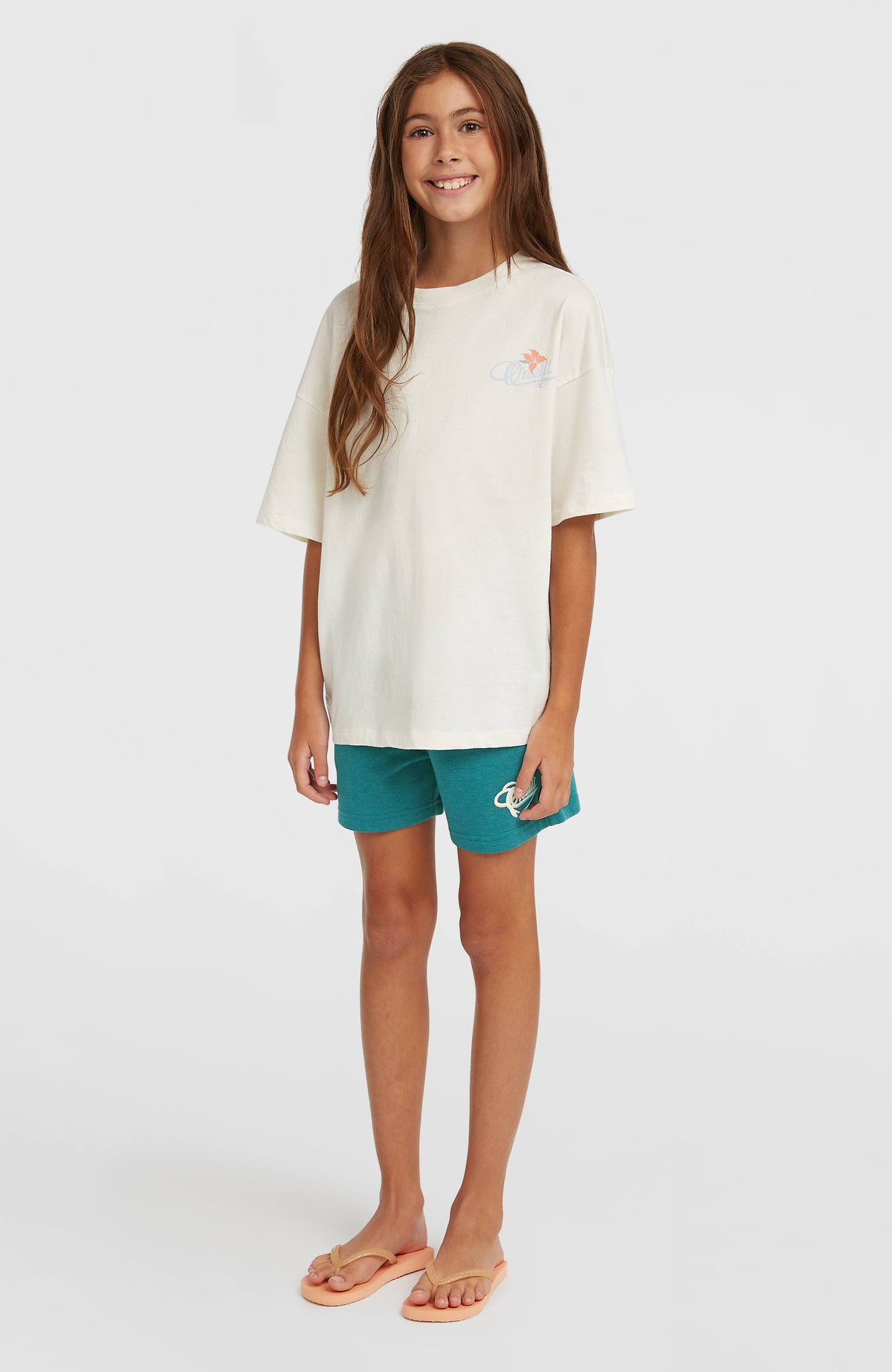 Essentials Script sweatshort | Botanical Heat