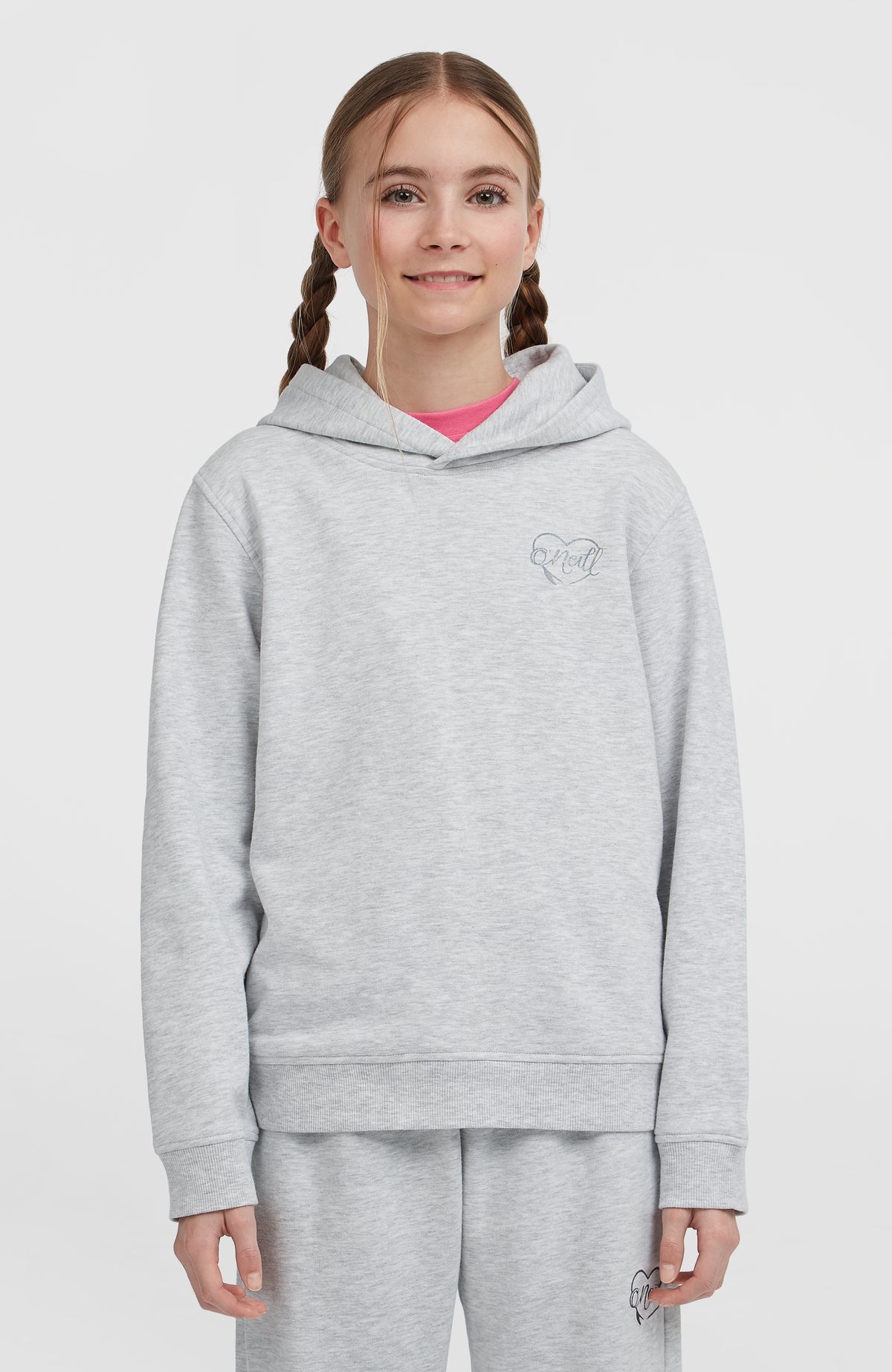 Essentials hoodie | White Melange