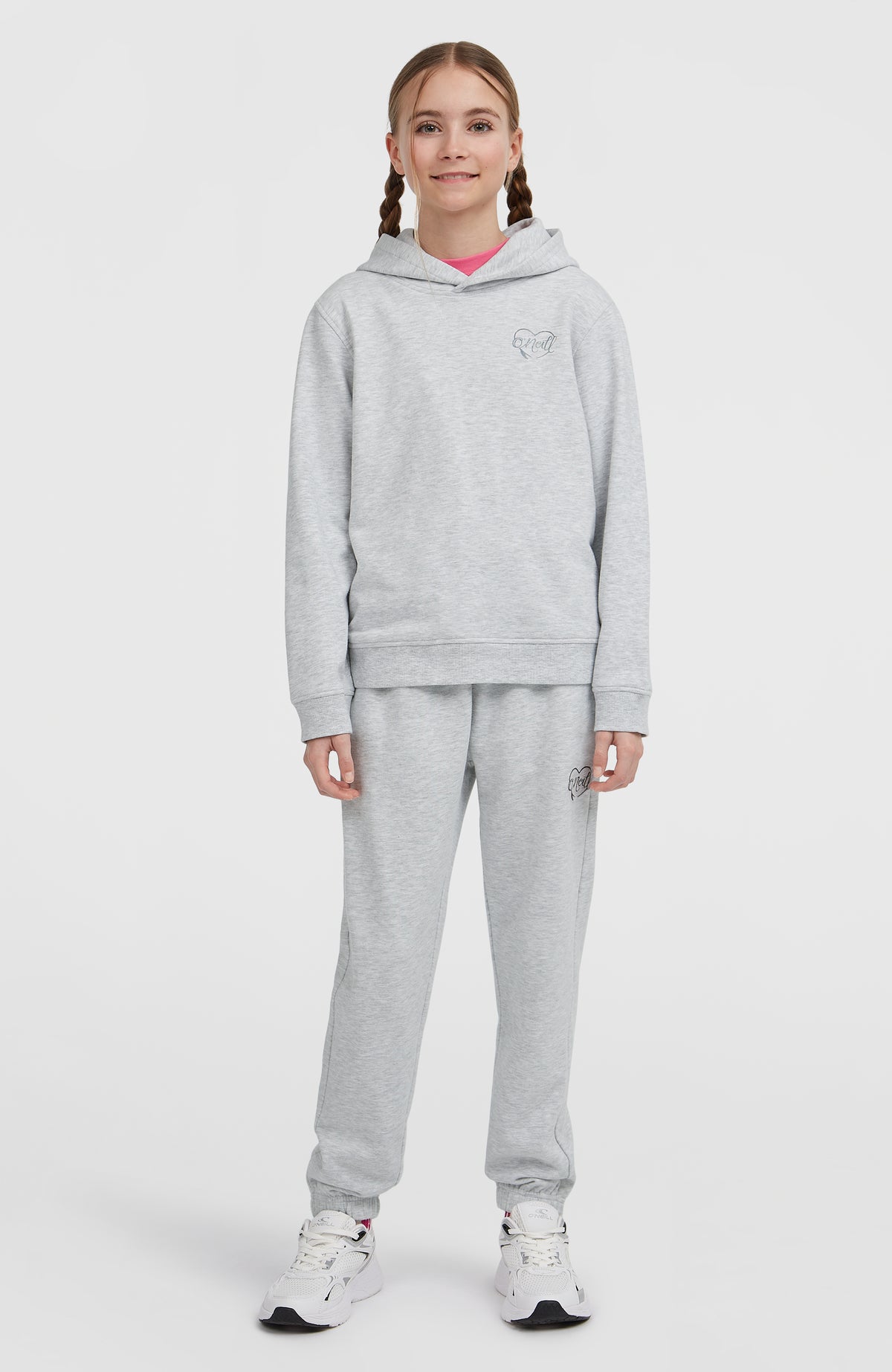 Essentials hoodie | White Melange