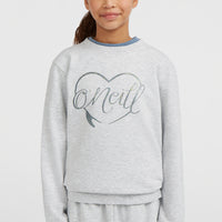 Essentials Crew sweater | White Melange