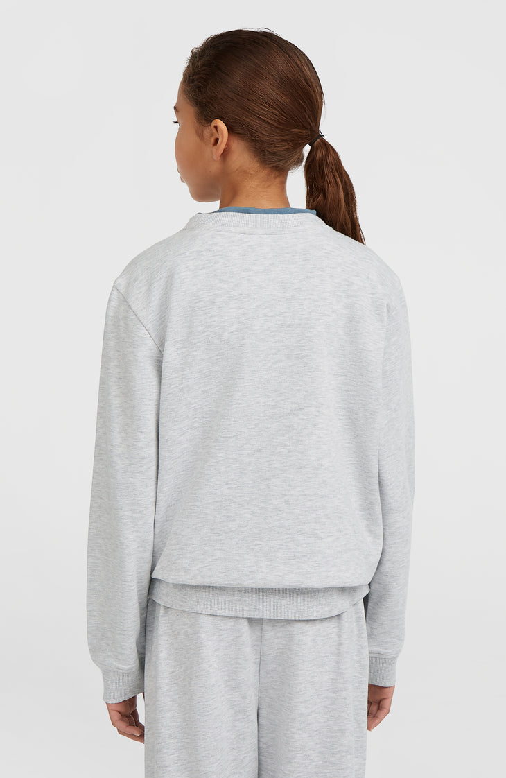 Essentials Crew sweater | White Melange