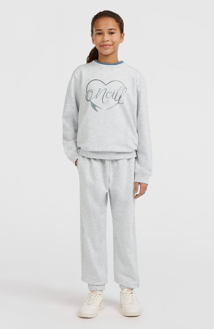 Essentials Crew sweater | White Melange