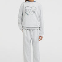 Essentials Crew sweater | White Melange