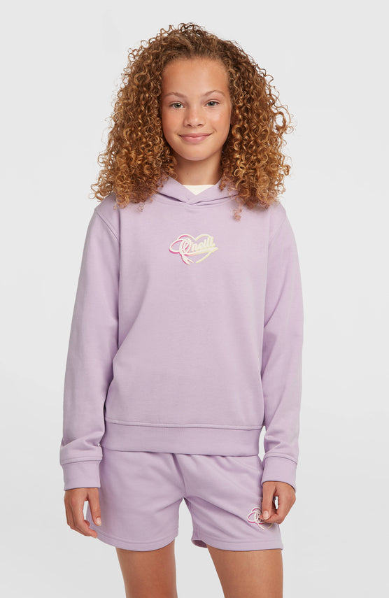 Essentials Script hoodie | Pale Lavender