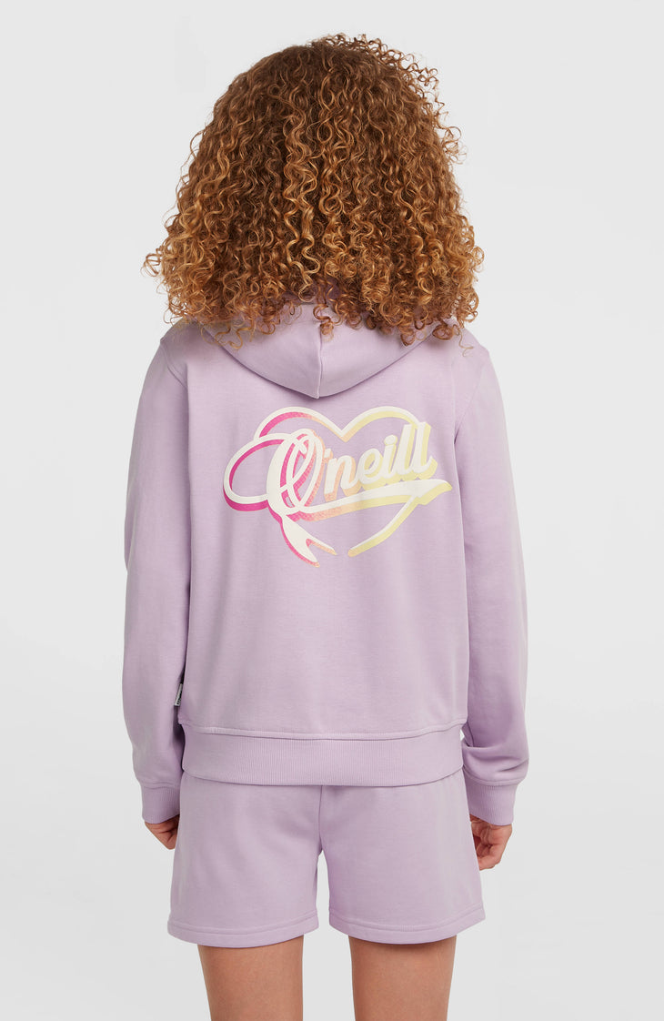 Essentials Script hoodie | Pale Lavender