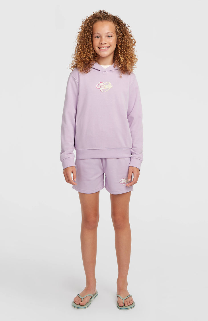 Essentials Script hoodie | Pale Lavender