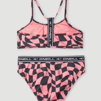 Sportclub Active Bralette Bikiniset | Pink Checkboard