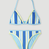 Bikini Malibu Beach Party | Blue Towel Stripe