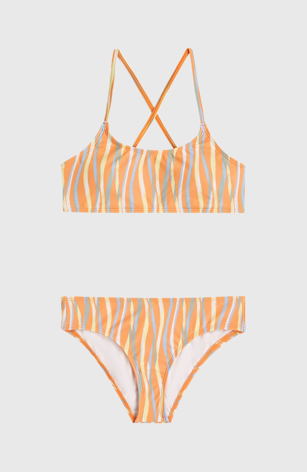 Essentials Bralette bikiniset | Funky Peach Swirly