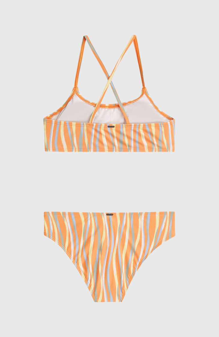 Essentials Bralette bikiniset | Funky Peach Swirly