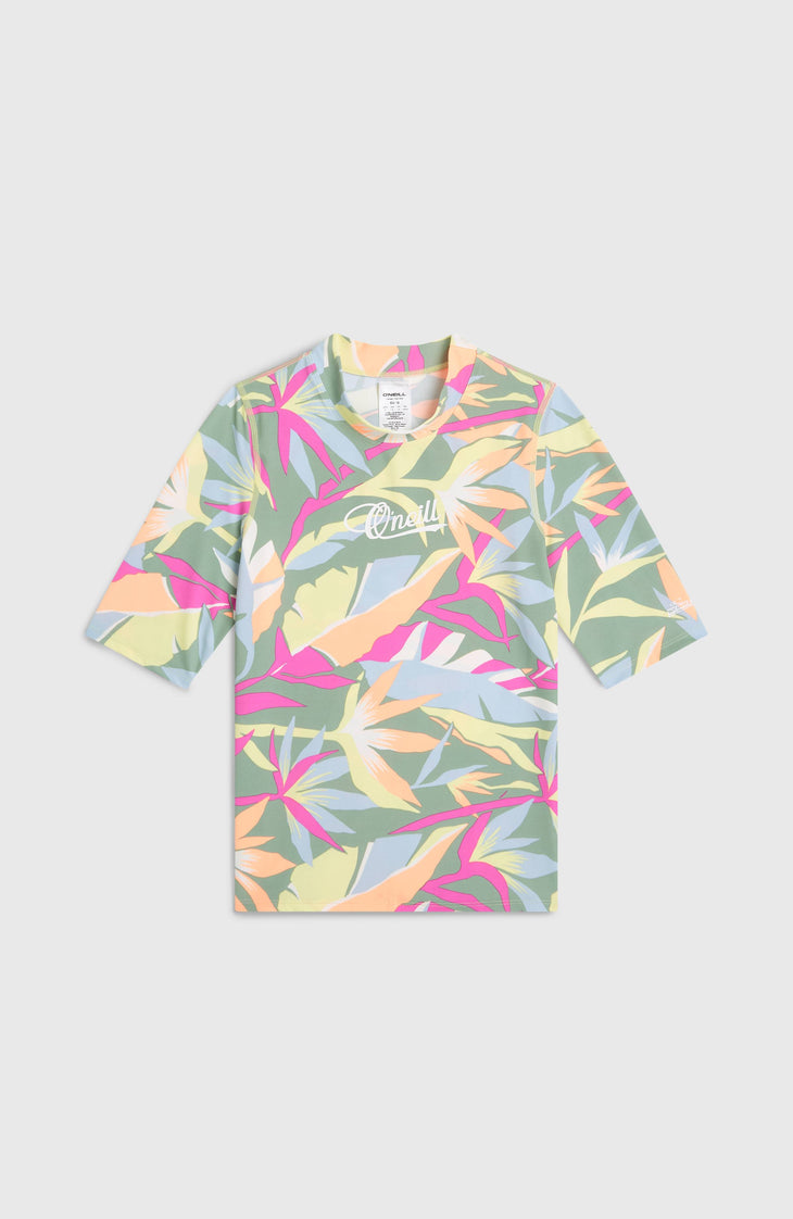 O'Neill Graphic shirt met korte mouwen | Green Wmns Tropicana