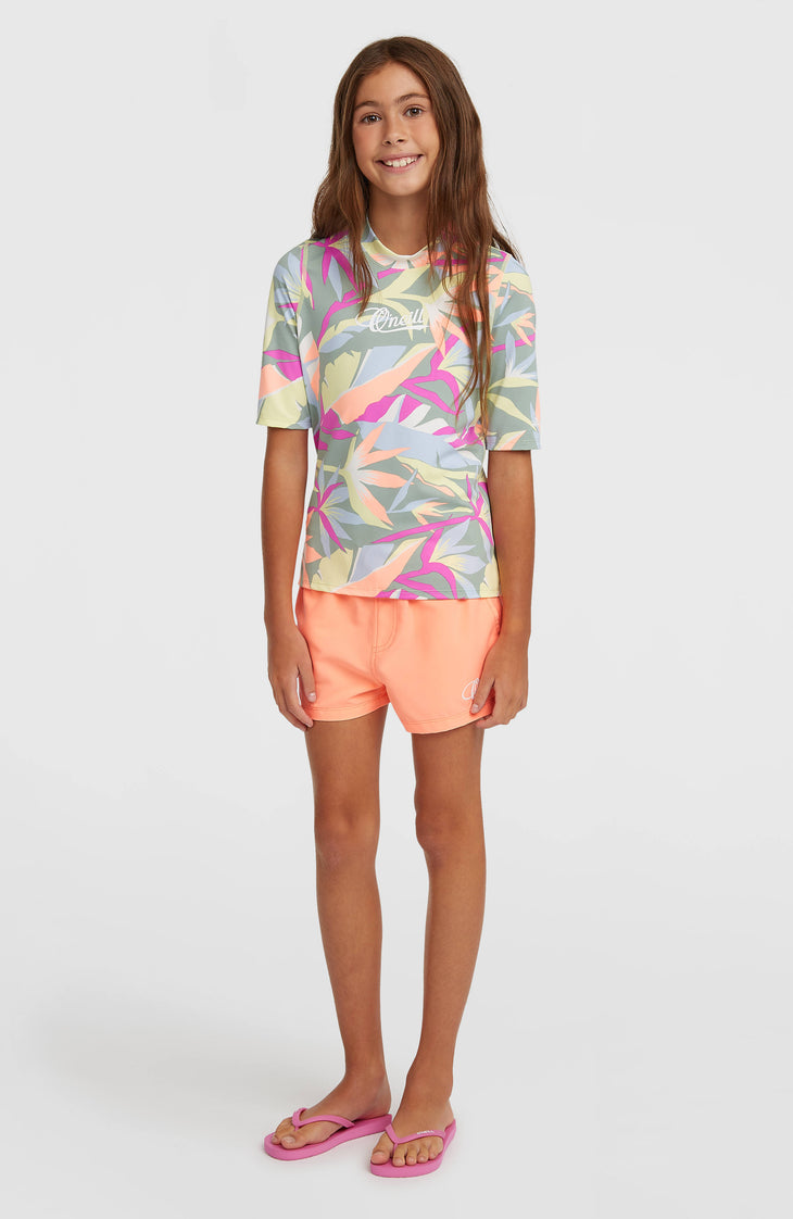 O'Neill Graphic shirt met korte mouwen | Green Wmns Tropicana