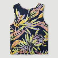 Top Lola Beach | Black Tropical Flower