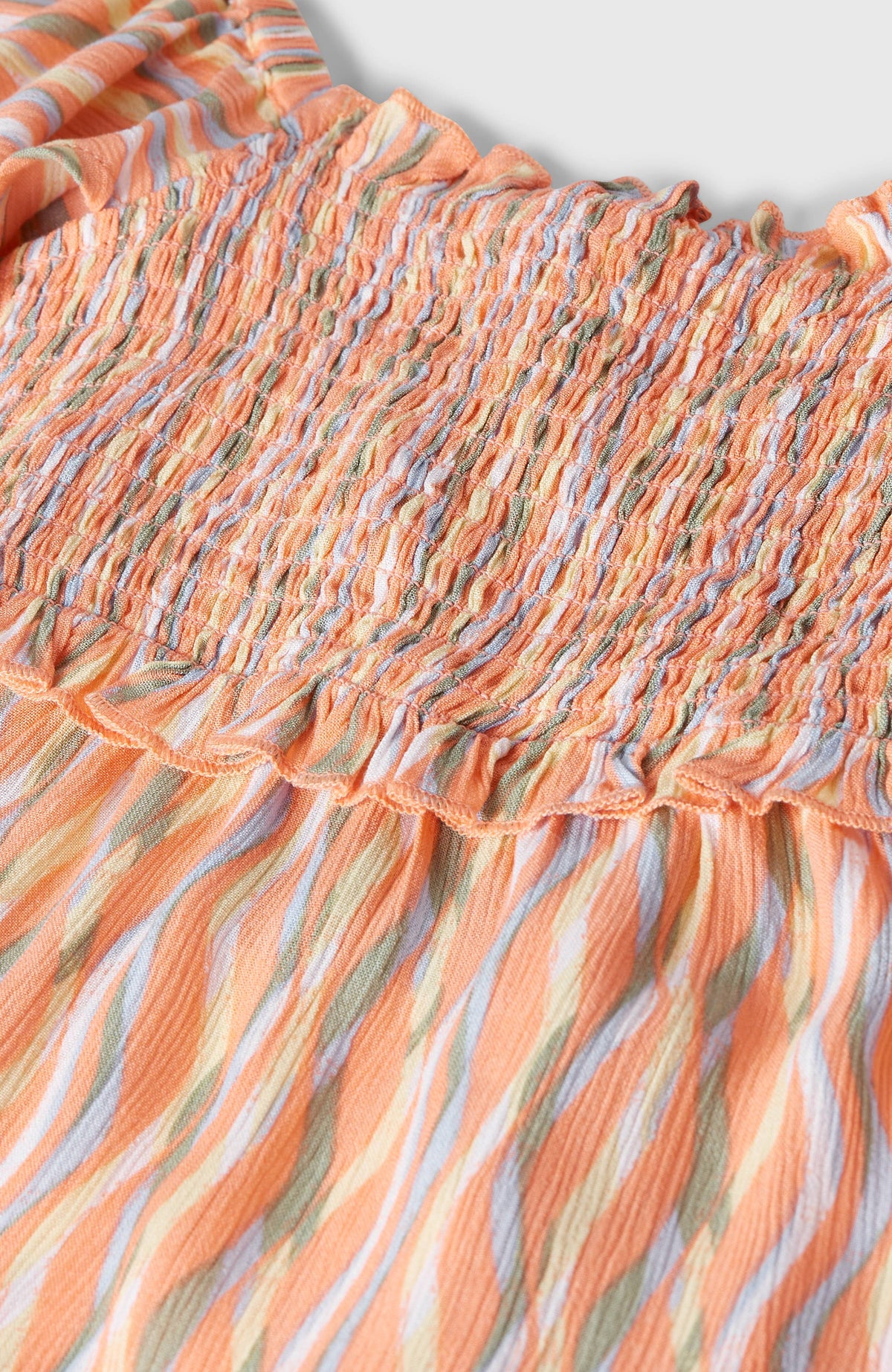 O'Neill geweven T-shirt | Funky Peach Swirly