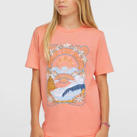 Front Graphic T-shirt | Coral Pink