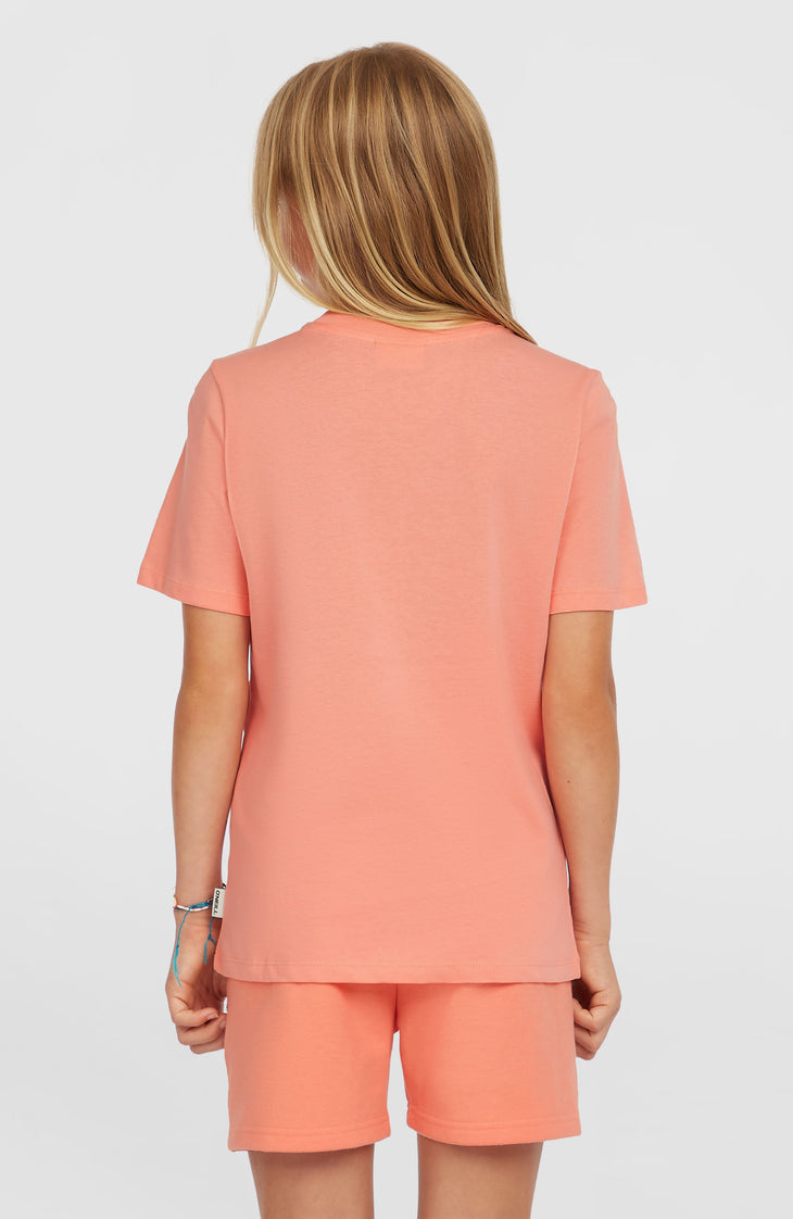 Front Graphic T-shirt | Coral Pink