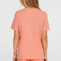 Front Graphic T-shirt | Coral Pink