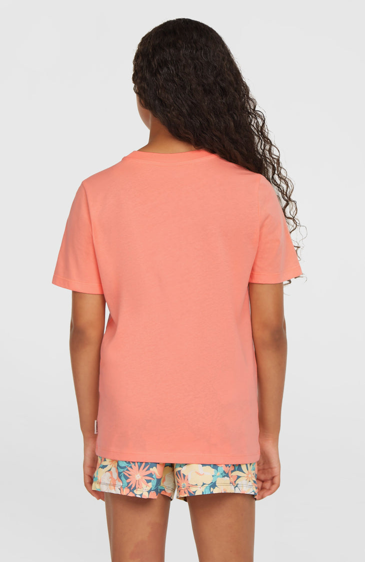Script T-shirt | Coral Pink