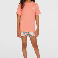 Script T-shirt | Coral Pink