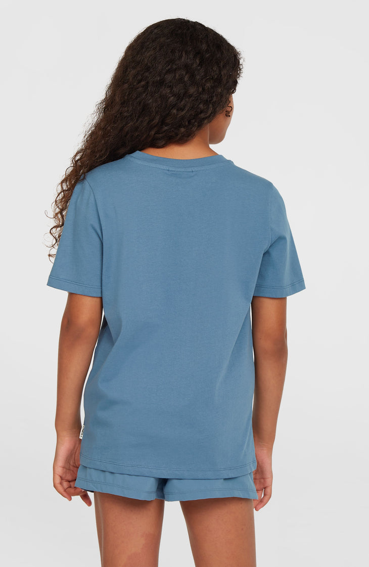 Script T-shirt | Copen Blue