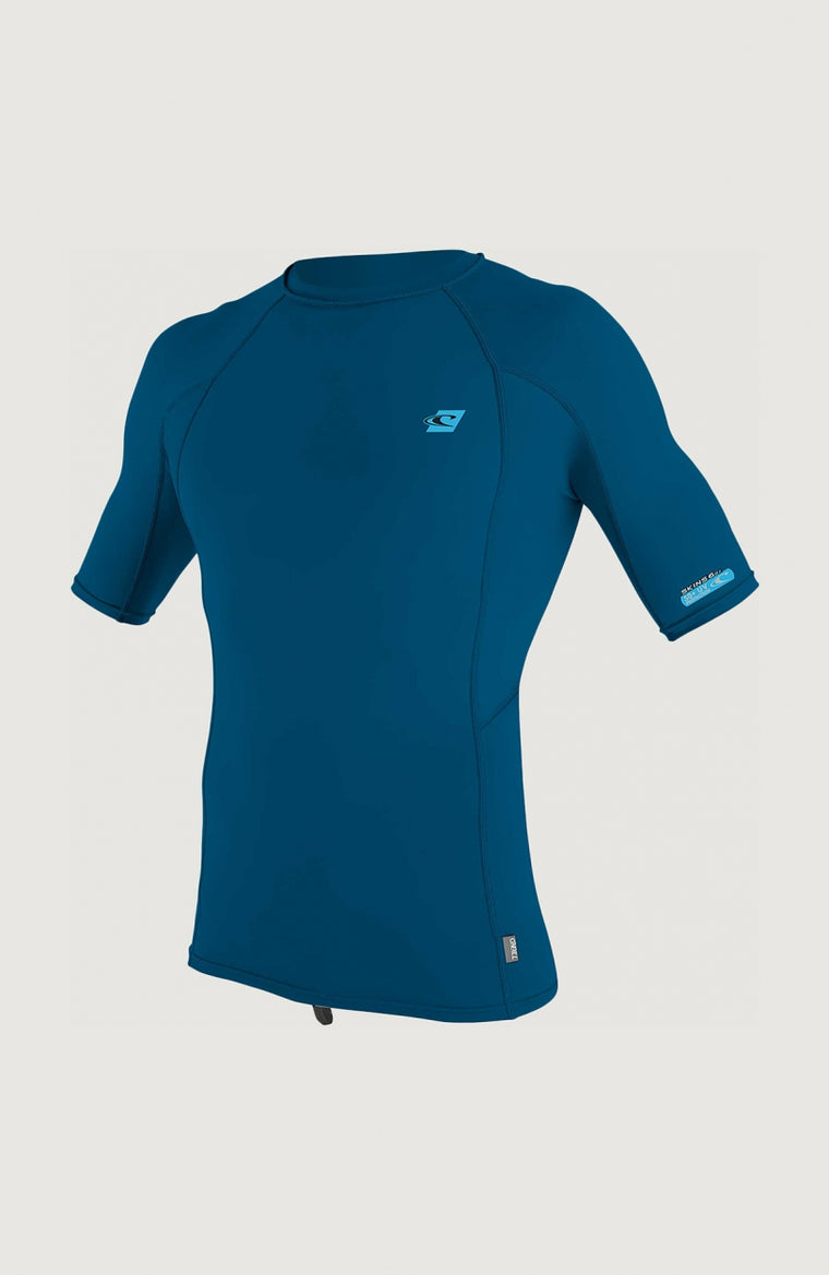 Premium Skins Short Sleeve Rash Guard | Blue