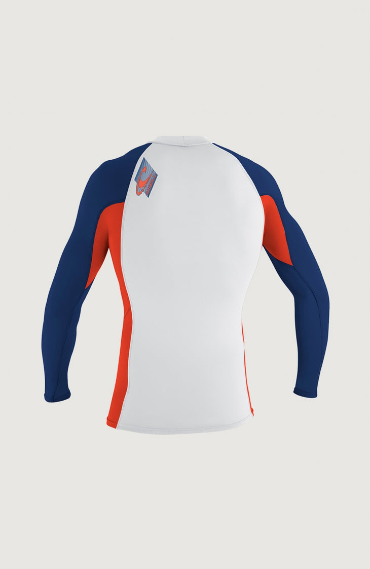 Skins Long Sleeve Crew | White