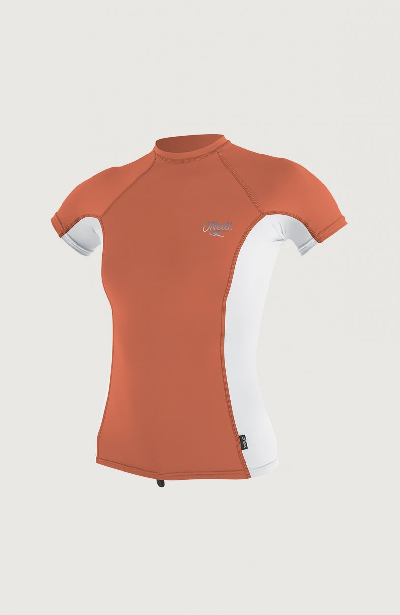 Premium Skins Short Sleeve Rash Guard | Orange