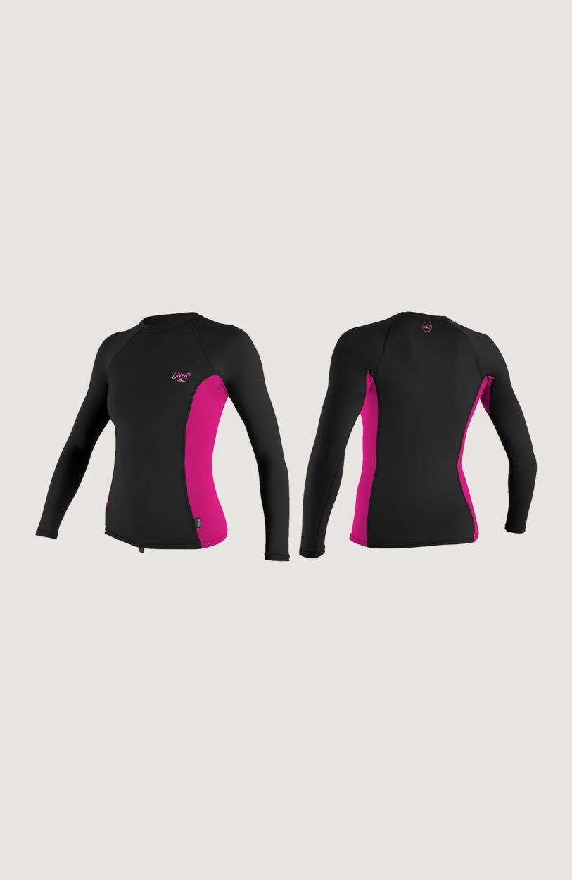 Premium Skins Long Sleeve Rash Guard | Black