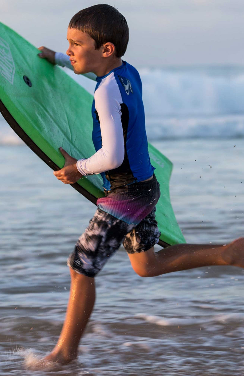 Skins Long Sleeve Crew | Blue