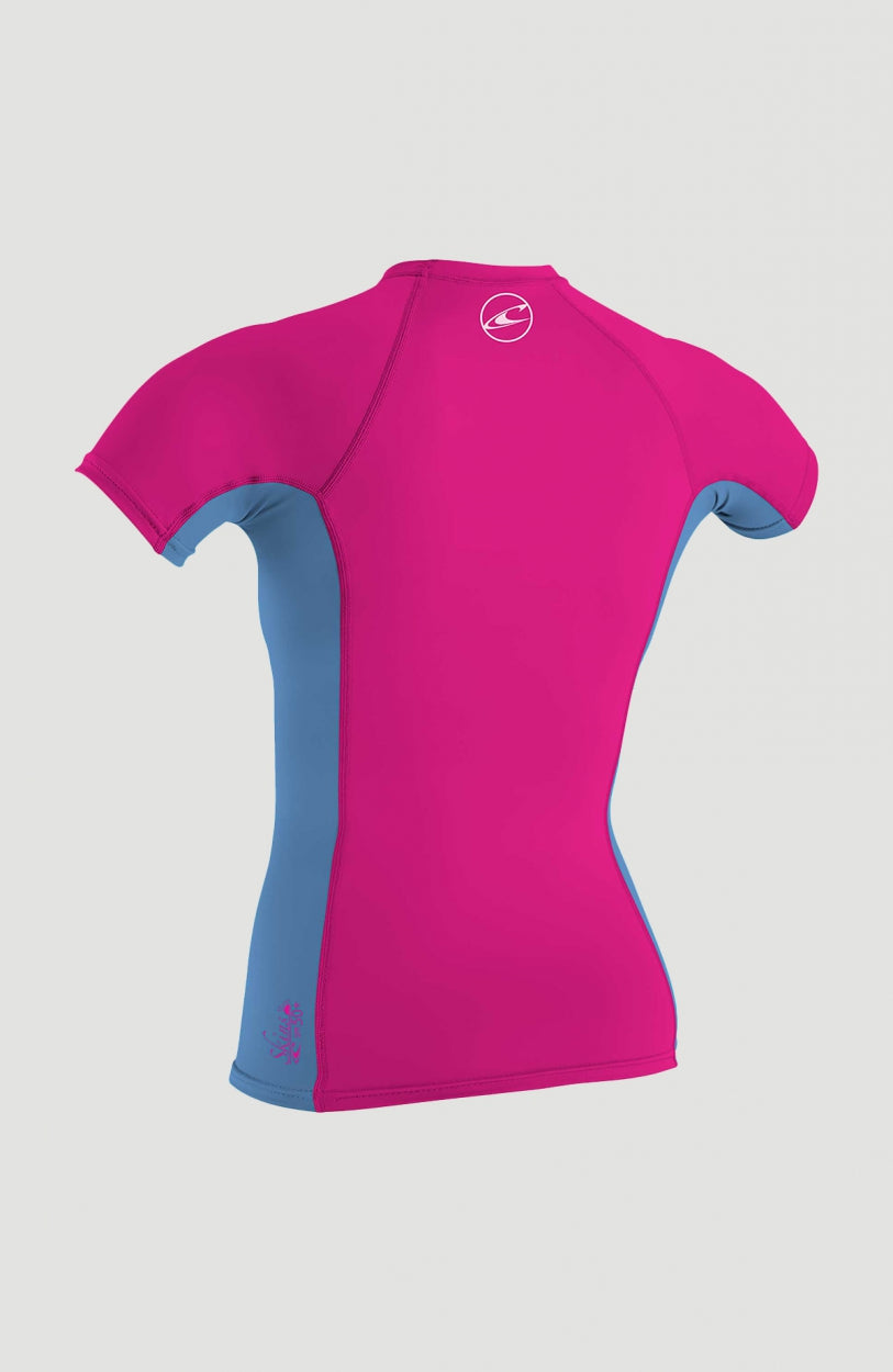 Skins Short Sleeve Crew | Dark Pink