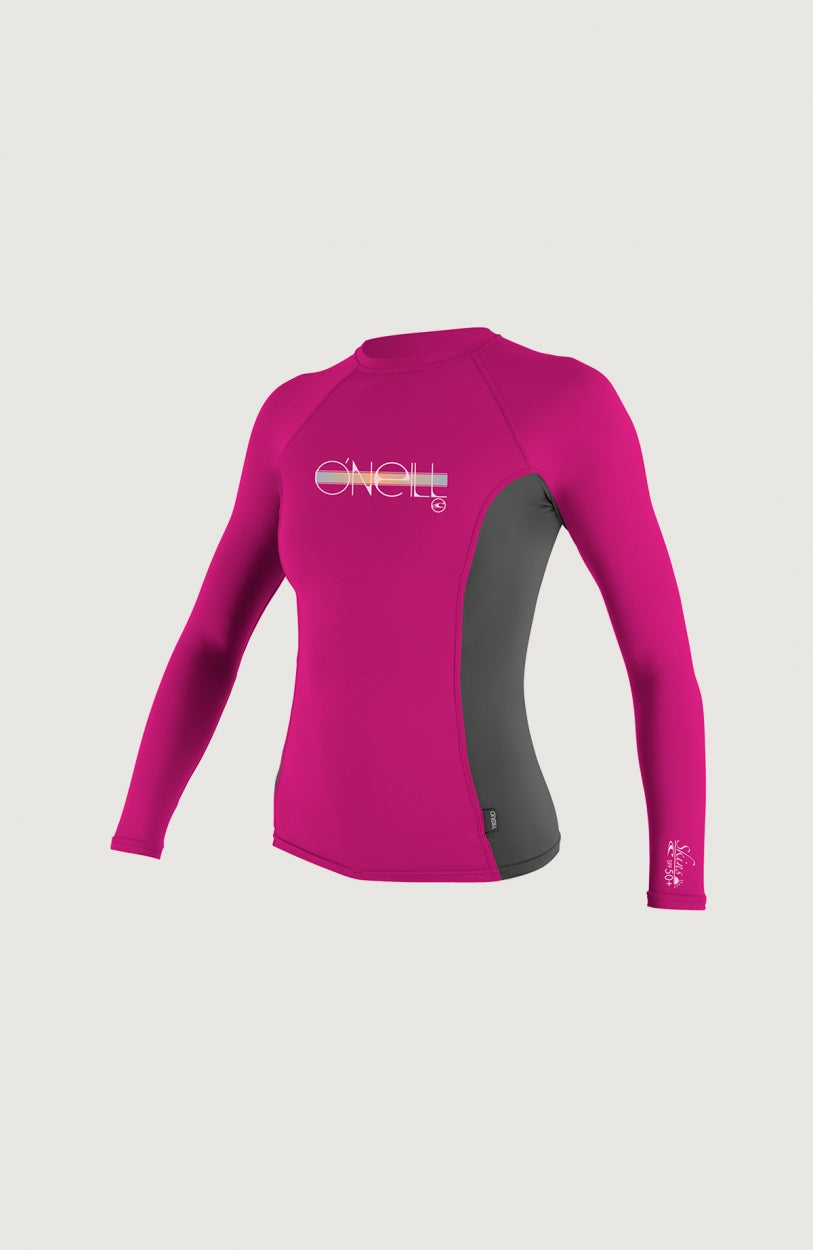 Skins Long Sleeve Crew | Dark Pink