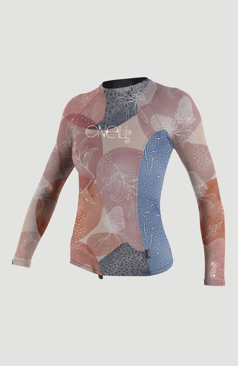 Skins Long Sleeve Crew | DESERT BLOOM/DRIFT BLUE/DESERT
