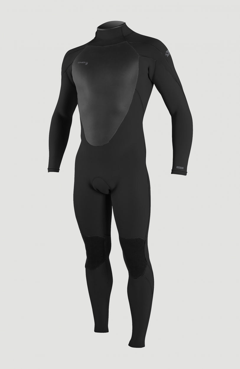 Epic 3/2mm Back Zip Full Wetsuit | A05 BLK/BLK/BLK