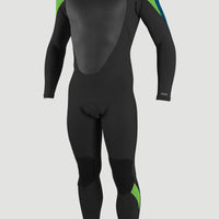 Epic 4/3mm Back Zip Full Wetsuit | Black